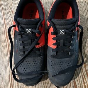 FIVE TEN  adidas Originals Black and Red Athletic Shorts